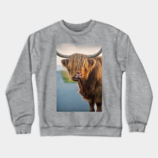 Highland Cow Crewneck Sweatshirt